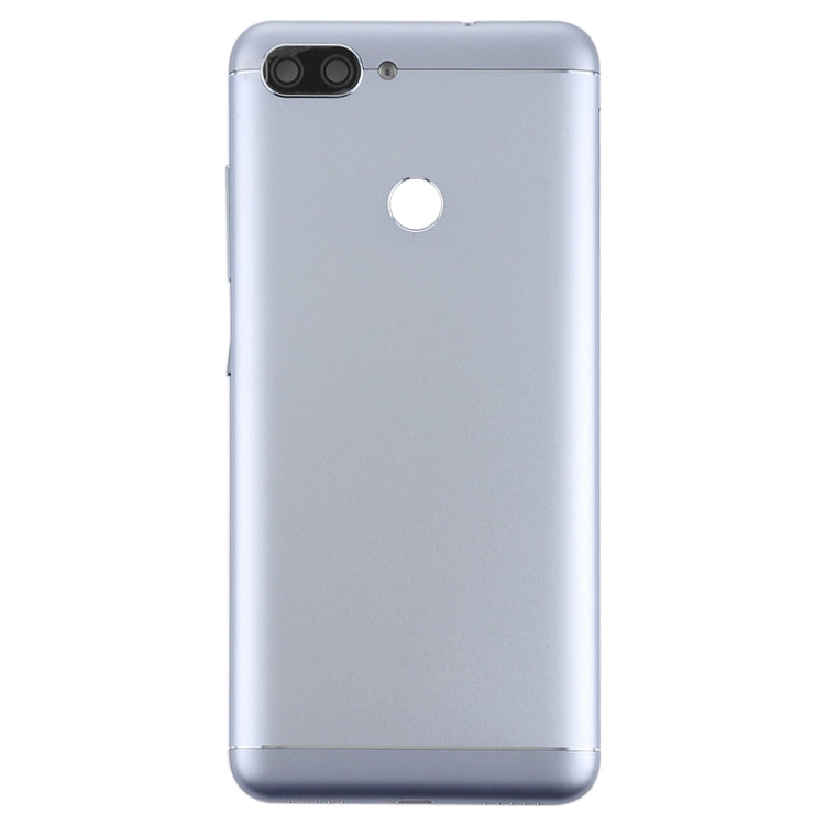 Back Cover with Camera Lens & Side Keys for Asus Zenfone Max Plus (M1) / ZB570TL(Grey) - Back Cover by PMC Jewellery | Online Shopping South Africa | PMC Jewellery | Buy Now Pay Later Mobicred