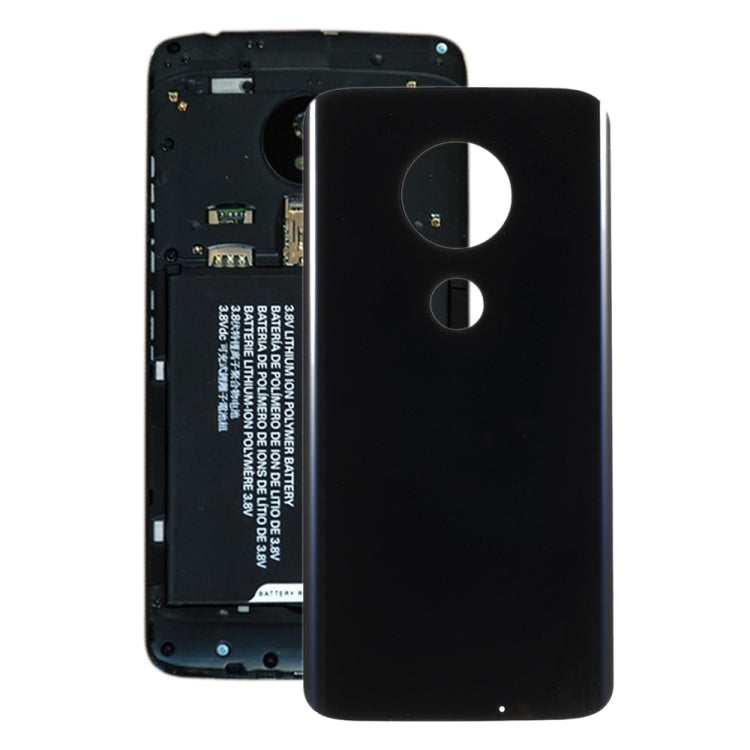 Battery Back Cover for Motorola Moto G7 Plus(Black) - Back Cover by PMC Jewellery | Online Shopping South Africa | PMC Jewellery | Buy Now Pay Later Mobicred
