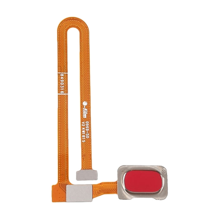 For OnePlus 6 Fingerprint Sensor Flex Cable (Red) - Flex Cable by PMC Jewellery | Online Shopping South Africa | PMC Jewellery | Buy Now Pay Later Mobicred