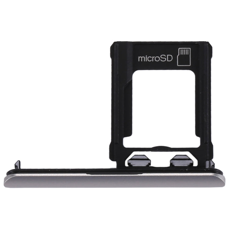 Micro SD Card Tray for Sony Xperia XZ1(Silver) - Card Tray by PMC TechLife | Online Shopping South Africa | PMC TechLife | Buy Now Pay Later Mobicred