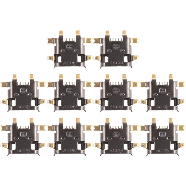 10 PCS Charging Port Connector for HTC One X / Desire 700 - Tail Connector by PMc TechLife | Online Shopping South Africa | PMc TechLife | Buy Now Pay Later Mobicred