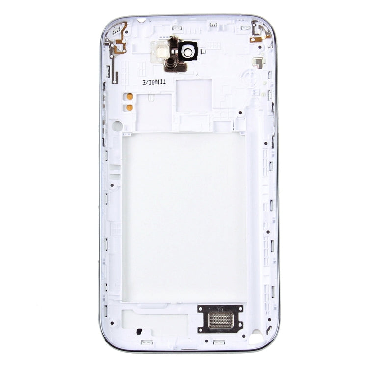 For Galaxy Note II / N7100 Middle Frame Bezel + Battery Back Cover (White) - Back Cover by PMC Jewellery | Online Shopping South Africa | PMC Jewellery | Buy Now Pay Later Mobicred