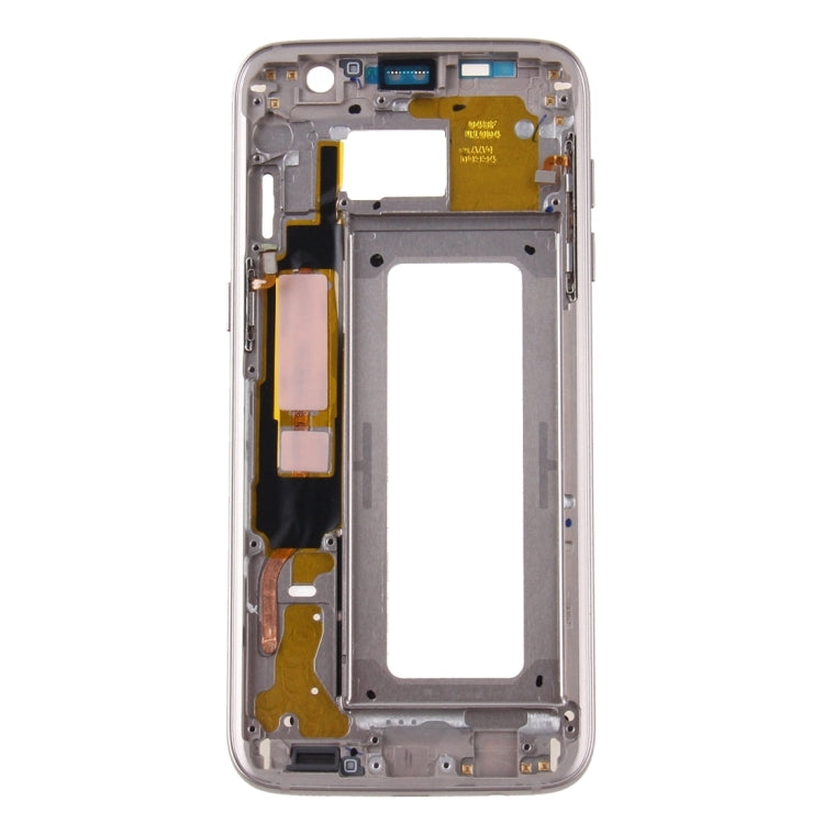 For Galaxy S7 Edge / G935 Front Housing LCD Frame Bezel Plate (Gold) - free shipping - PMc TechLife - Order now!