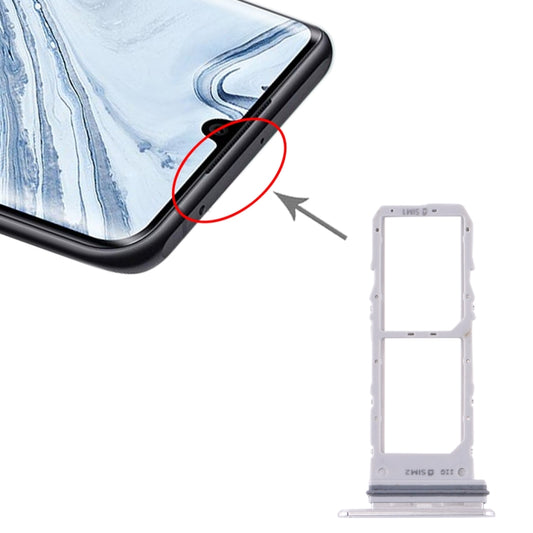 For Samsung Galaxy Note10 SIM Card Tray + SIM Card Tray (White) - Card Socket by PMC Jewellery | Online Shopping South Africa | PMC Jewellery | Buy Now Pay Later Mobicred
