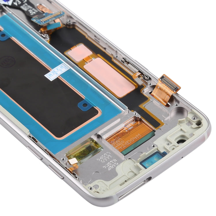 Original Super AMOLED Material LCD Screen and Digitizer Full Assembly(with Frame / Charging Port Flex Cable / Power Button Flex Cable / Volume Button Flex Cable) for Galaxy S7 Edge / G935F / G935FD(Gold) - free shipping - PMc TechLife - Order now!