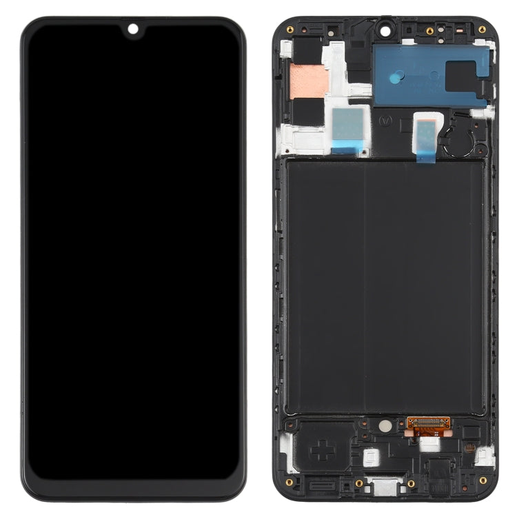 Original Super AMOLED LCD Screen  for Galaxy A50 Digitizer Full Assembly with Frame(Black) - free shipping - PMc TechLife - Order now!