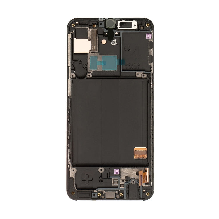 Original Super AMOLED LCD Screen with Frame for Galaxy A40 SM-A405F with Digitizer Full Assembly (Black) - free shipping - PMc TechLife - Order now!