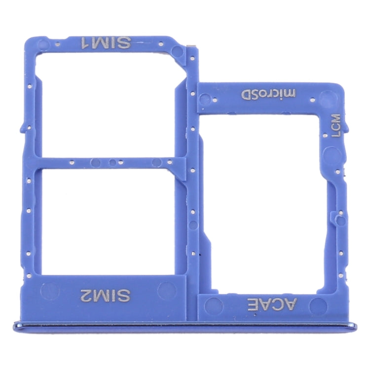 For Samsung Galaxy A315 / A31 SIM Card Tray + SIM Card Tray + Micro SD Card Tray (Blue) - free shipping - PMc TechLife - Order now!