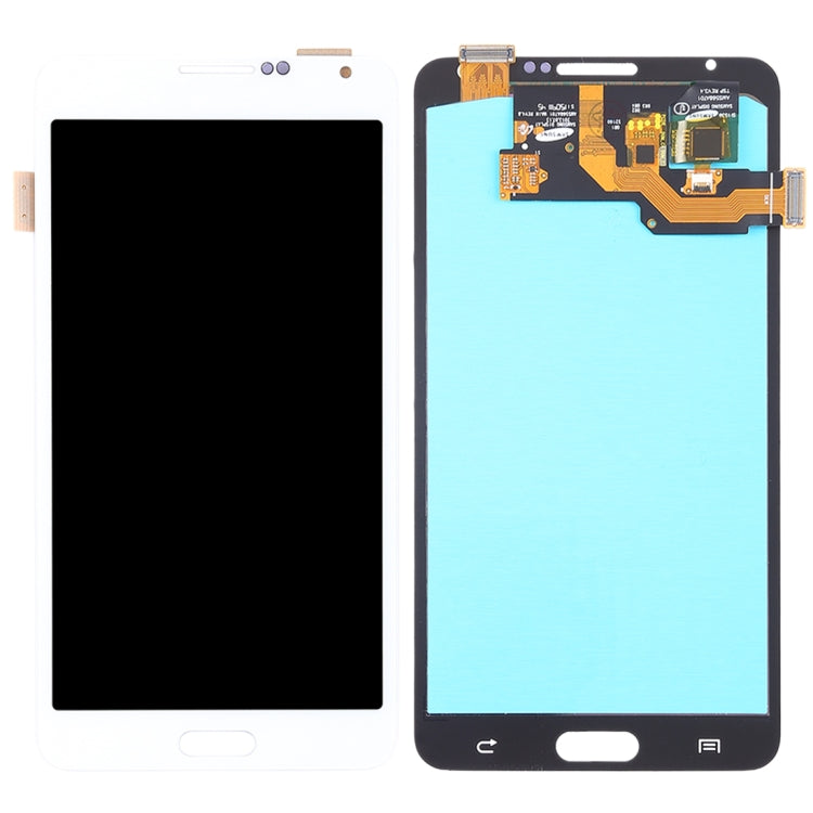 OLED LCD Screen for Galaxy Note 3, N9000 (3G), N9005 (3G/LTE) with Digitizer Full Assembly (White) - free shipping - PMc TechLife - Order now!