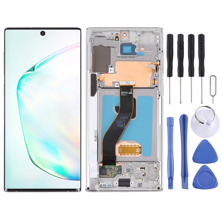 Original LCD Screen for Samsung Galaxy Note10 4G/Note10 5G SM-N971/N970 Digitizer Full Assembly With Frame (Grey) - free shipping - PMc TechLife - Order now!