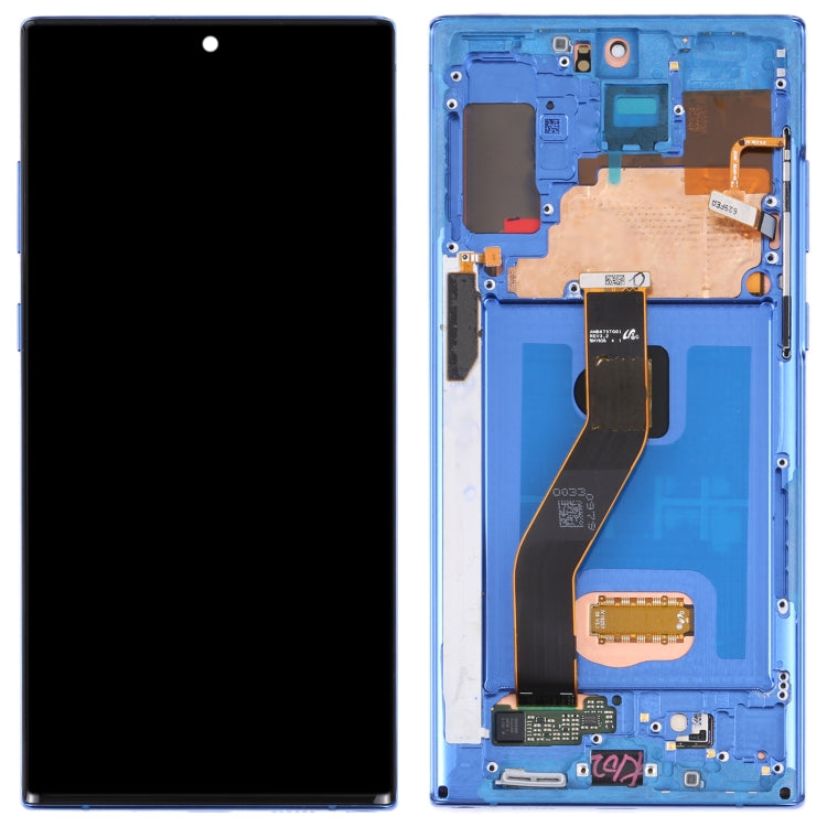 Original LCD Screen for Samsung Galaxy Note10+ 4G/Note10+ 5G SM-N976/N975 Digitizer Full Assembly With Frame (Dark Blue) - free shipping - PMc TechLife - Order now!
