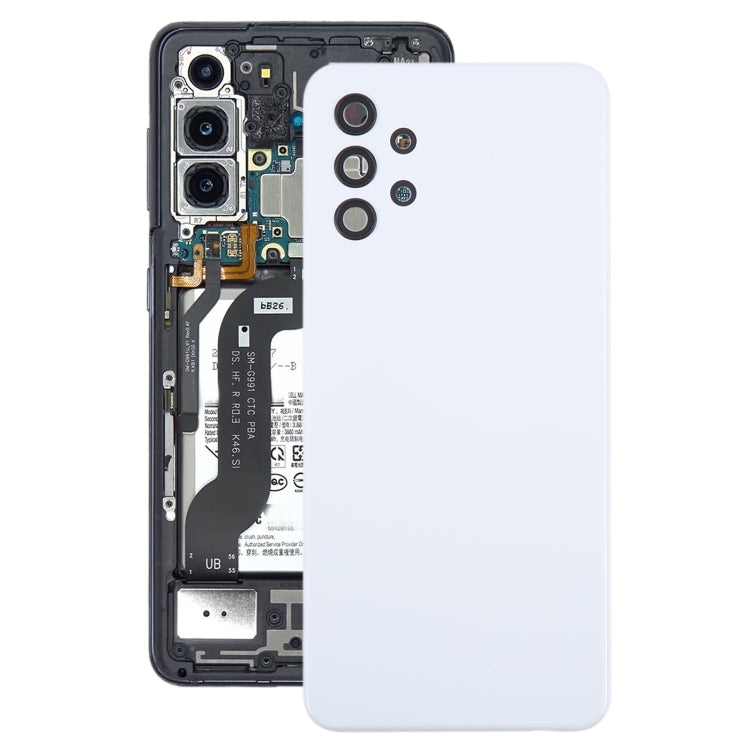 For Samsung Galaxy A32 5G Battery Back Cover with Camera Lens Cover(White) - Galaxy A Series Parts by PMC Jewellery | Online Shopping South Africa | PMC Jewellery | Buy Now Pay Later Mobicred