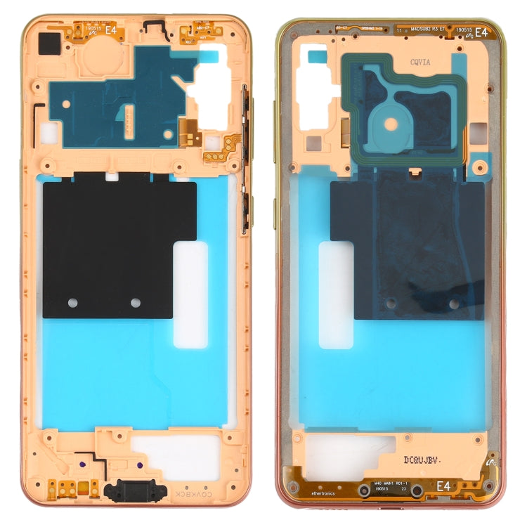 For Samsung Galaxy A60  Middle Frame Bezel Plate (Orange) - Frame Bezel Plate by PMC Jewellery | Online Shopping South Africa | PMC Jewellery | Buy Now Pay Later Mobicred