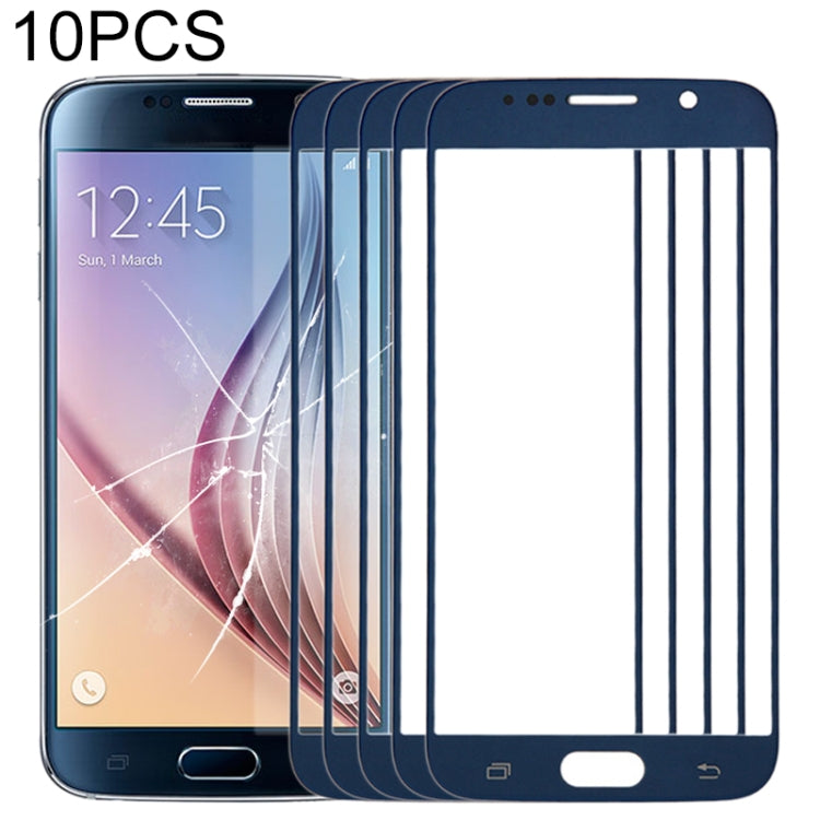 For Samsung Galaxy S6 / G920F 10pcs Front Screen Outer Glass Lens (Dark Blue) - free shipping - PMc TechLife - Order now!