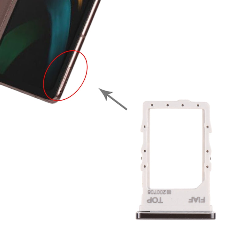 For Samsung Galaxy Z Fold2 5G SM-F916 SIM Card Tray (Black) - free shipping - PMc TechLife - Order now!