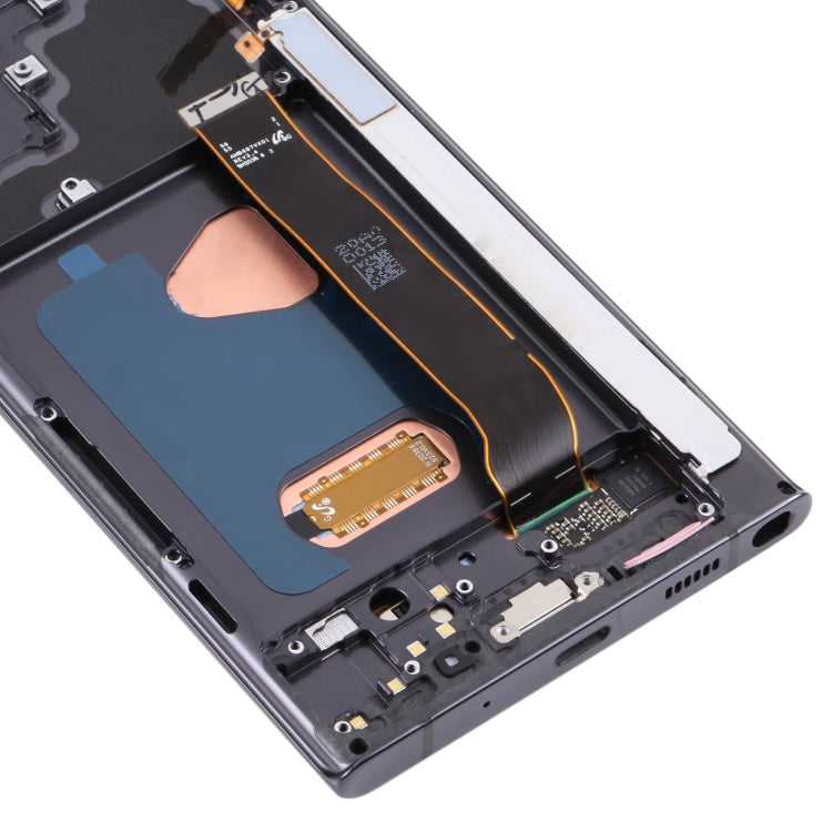Original Super AMOLED LCD Screen for Samsung Galaxy Note20 Ultra SM-N986(5G Version) Digitizer Full Assembly With Frame (Black) - free shipping - PMC TechLife - Order now!