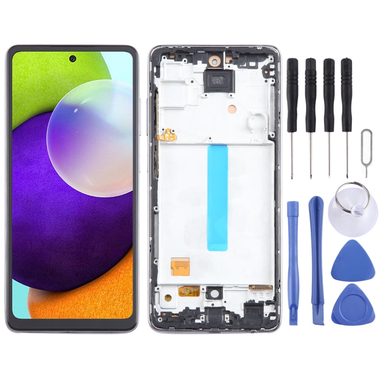 For Samsung Galaxy A52 4G SM-A525 incell Material LCD Screen and Digitizer Full Assembly with Frame, Not Supporting Fingerprint Identification - free shipping - PMc TechLife - Order now!