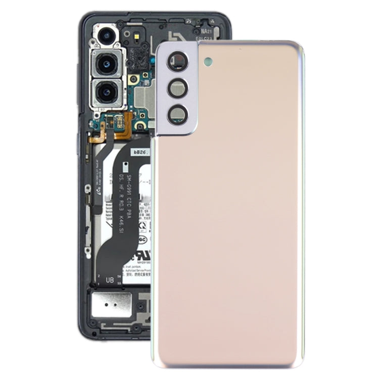 For Samsung Galaxy S21+ 5G Battery Back Cover with Camera Lens Cover (Gold) - free shipping - PMc TechLife - Order now!