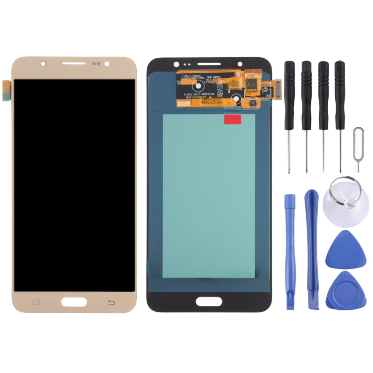 OLED LCD Screen for Samsung Galaxy J7 (2016) SM-J710 With Digitizer Full Assembly (Gold) - free shipping - PMc TechLife - Order now!