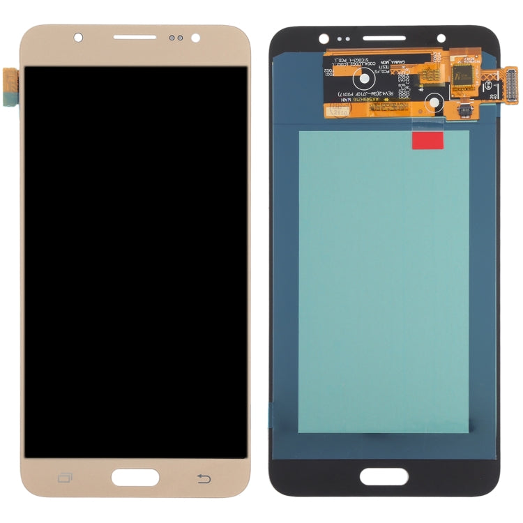 OLED LCD Screen for Samsung Galaxy J7 (2016) SM-J710 With Digitizer Full Assembly (Gold) - free shipping - PMc TechLife - Order now!
