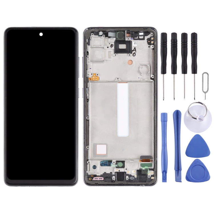 incell Material LCD Screen and Digitizer Full Assembly with Frame (Not Supporting Fingerprint Identification) for Samsung Galaxy A52 5G SM-A526 - free shipping - PMc TechLife - Order now!