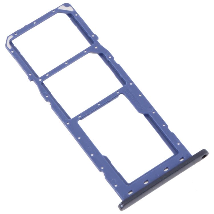 For Samsung Galaxy M04 SM-M045F Original SIM Card Tray + SIM Card Tray + Micro SD Card Tray (Blue) - Card Socket by PMC Jewellery | Online Shopping South Africa | PMC Jewellery