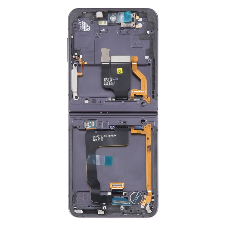 For Samsung Galaxy Z Flip4 SM-F721 Original LCD Screen Digitizer Full Assembly with Frame (Black) - free shipping - PMC TechLife - Order now!