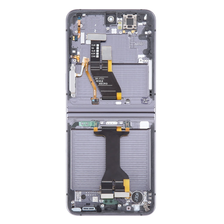 For Samsung Galaxy Z Flip5 SM-F731 Original LCD Screen Digitizer Full Assembly with Frame (Black) - free shipping - PMC TechLife - Order now!