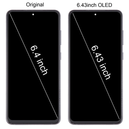 For Samsung Galaxy S21 FE 5G SM-G990B 6.43 inch EU Version OLED LCD Screen Digitizer Full Assembly with Frame (Black) - LCD Screen by PMC Jewellery | Online Shopping South Africa | PMC Jewellery | Buy Now Pay Later Mobicred