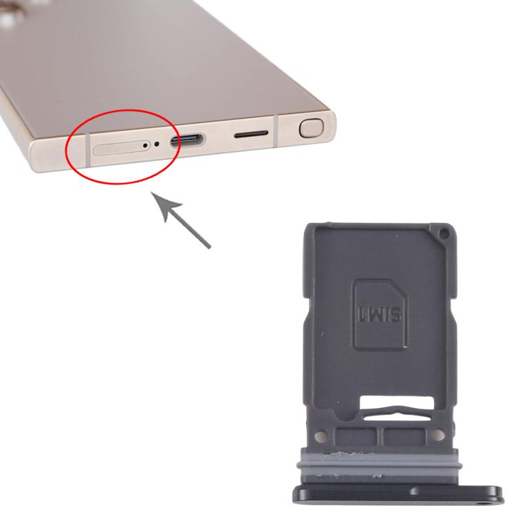 For Samsung Galaxy S24 Ultra 5G Original SIM Card Tray (Black) - free shipping - PMc TechLife - Order now!