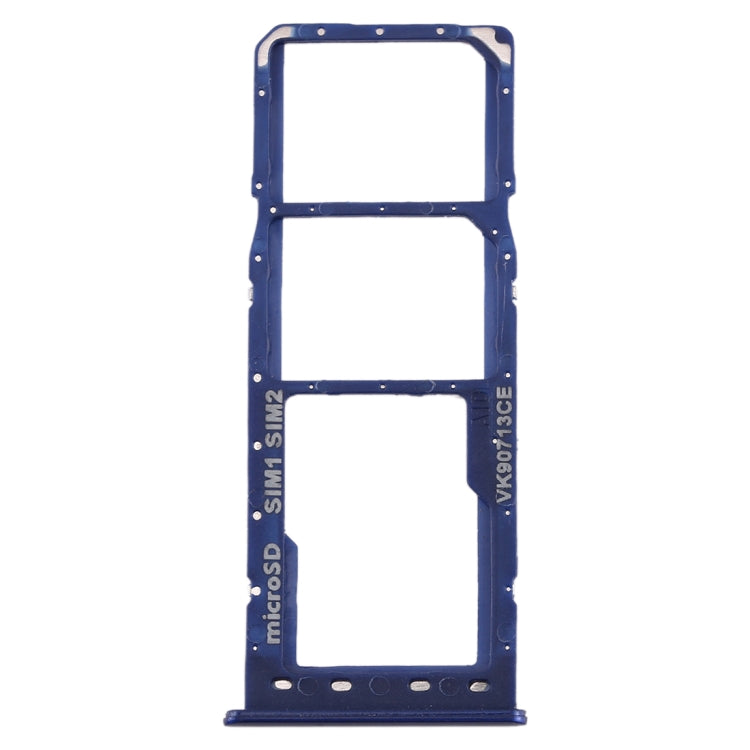 For Galaxy A10 SIM Card Tray + SIM Card Tray + Micro SD Card Tray (Blue) - free shipping - PMc TechLife - Order now!