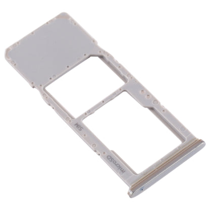 For Galaxy A70 SIM Card Tray + Micro SD Card Tray (Silver) - Card Socket by PMC Jewellery | Online Shopping South Africa | PMC Jewellery | Buy Now Pay Later Mobicred