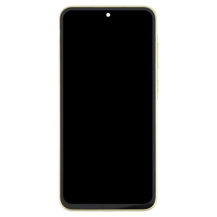 For Samsung Galaxy A35 SM-A356B OLED LCD Screen Digitizer Full Assembly with Frame (Light Green) - free shipping - PMc TechLife - Order now!