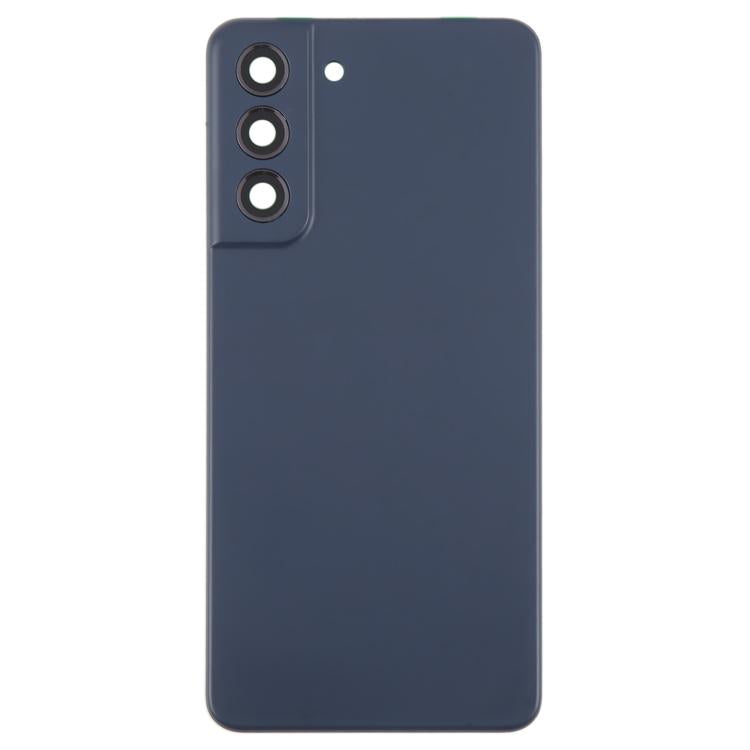 For Samsung Galaxy S21 FE SM-G990B Back Cover with Camera Lens Cover(Blue) - free shipping - PMC TechLife - Order now!