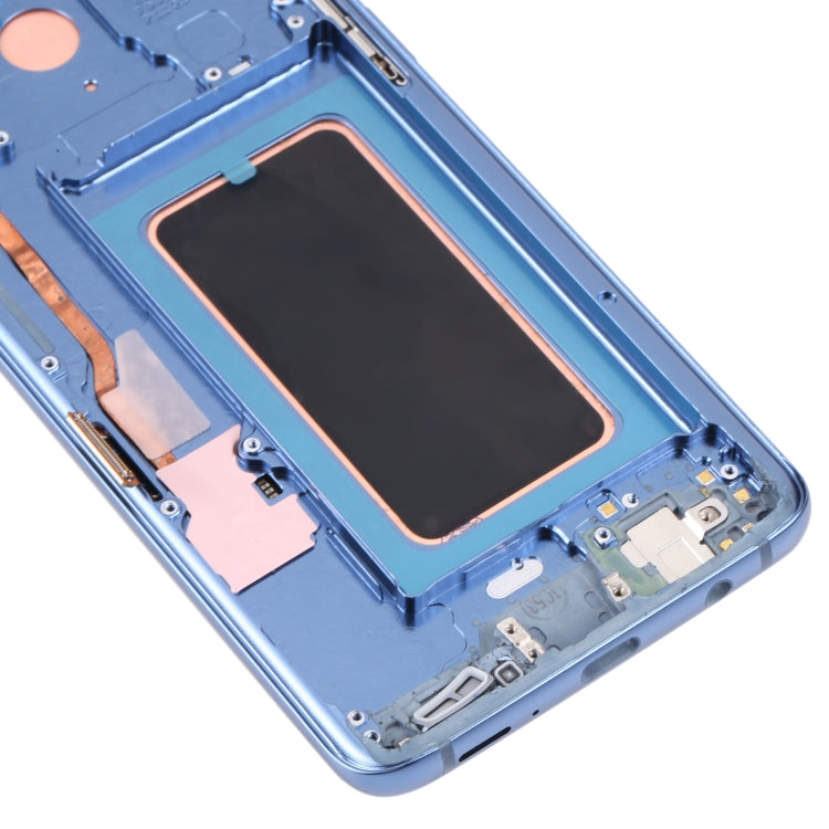 Original Super AMOLED LCD Screen for Galaxy S9 / G960F / DS / G960U / G960W / G9600 Digitizer Full Assembly with Frame (Blue) - free shipping - PMc TechLife - Order now!