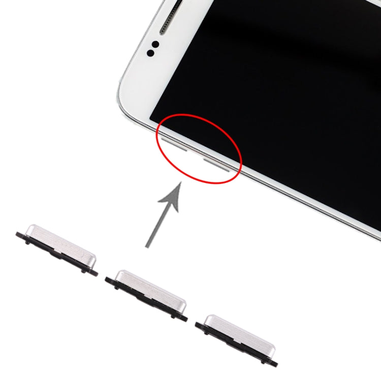 For Galaxy S6 10 Set Side Keys(Silver) - free shipping - PMc TechLife - Order now!