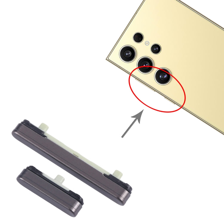 For Samsung Galaxy S24 Ultra SM-S928B 10pcs Original Power Button and Volume Control Button (Black) - free shipping - PMc TechLife - Order now!