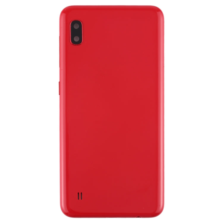 For Galaxy A10 SM-A105F/DS, SM-A105G/DS Battery Back Cover with Camera Lens & Side Keys (Red) - free shipping - PMc TechLife - Order now!