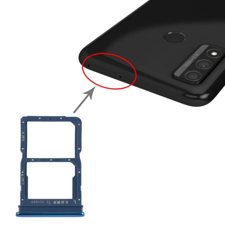 SIM Card Tray + NM Card Tray for Huawei P Smart 2020 (Green) - free shipping - PMc TechLife - Order now!