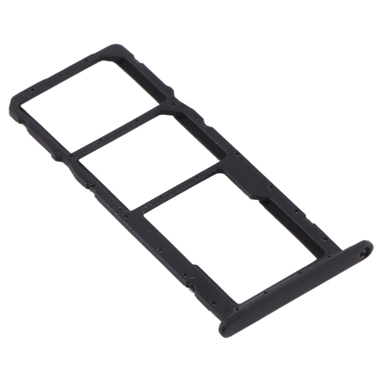 SIM Card Tray + SIM Card Tray + Micro SD Card Tray for Huawei Y6 (2019) (Black) - Card Socket by PMC Jewellery | Online Shopping South Africa | PMC Jewellery