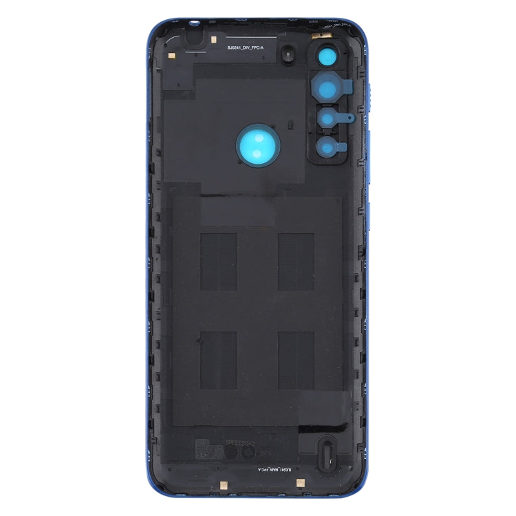 Battery Back Cover for Motorola One Fusion (Blue) - Back Cover by PMC TechLife | Online Shopping South Africa | PMC TechLife | Buy Now Pay Later Mobicred