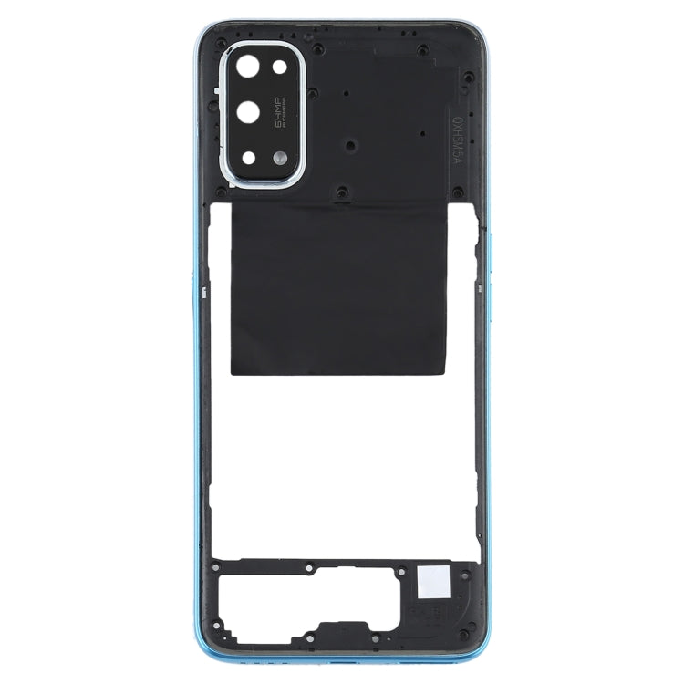 For OPPO Realme X7 Back Housing Frame (Blue) - Frame Bezel Plate by PMC Jewellery | Online Shopping South Africa | PMC Jewellery | Buy Now Pay Later Mobicred