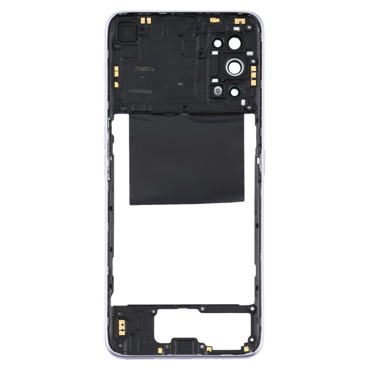 For OPPO Realme X7 Back Housing Frame (Purple) - Frame Bezel Plate by PMC TechLife | Online Shopping South Africa | PMC TechLife | Buy Now Pay Later Mobicred