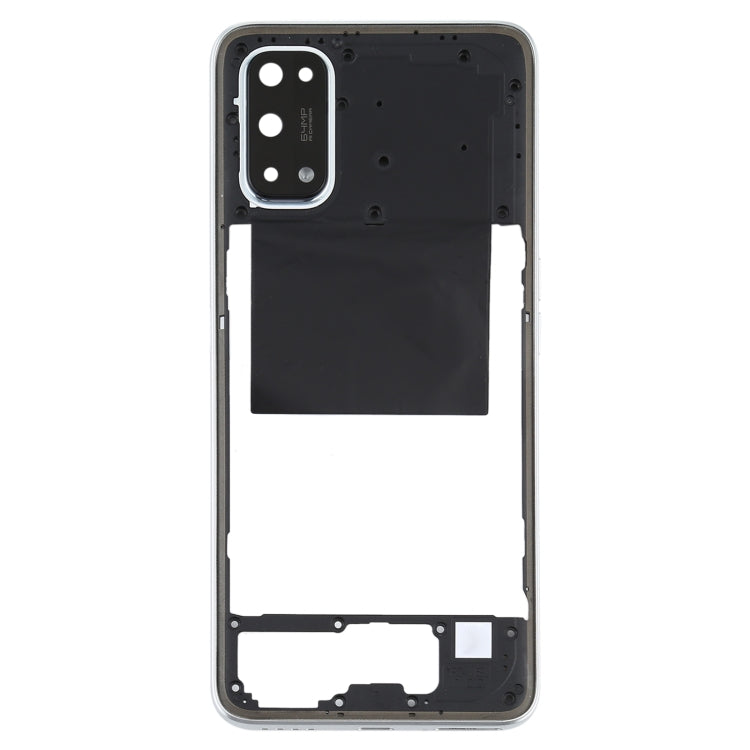 For OPPO Realme X7 Back Housing Frame (White) - Frame Bezel Plate by PMC Jewellery | Online Shopping South Africa | PMC Jewellery | Buy Now Pay Later Mobicred