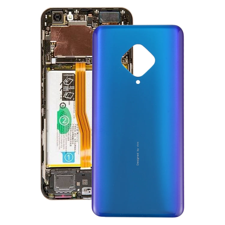 For Vivo Y9s/S1 Pro/V17 (Russia)/V1945A/V1945T/1920 Battery Back Cover (Blue) - Back Cover by PMC Jewellery | Online Shopping South Africa | PMC Jewellery | Buy Now Pay Later Mobicred