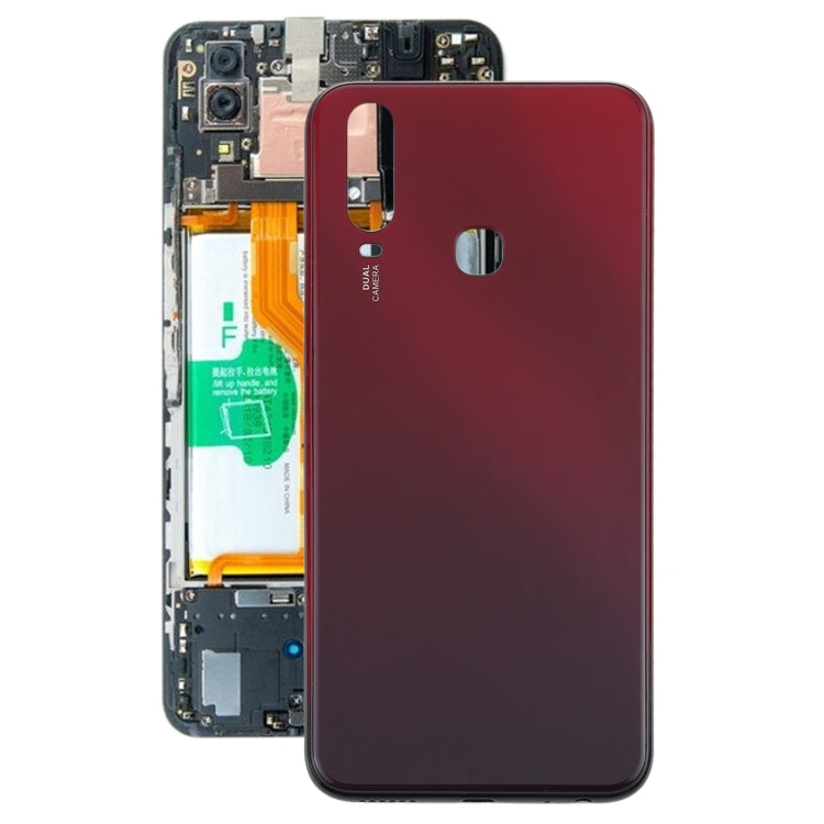 For Vivo Y3s / V1901A/V1901T Battery Back Cover (Red) - Back Cover by PMC TechLife | Online Shopping South Africa | PMC TechLife | Buy Now Pay Later Mobicred