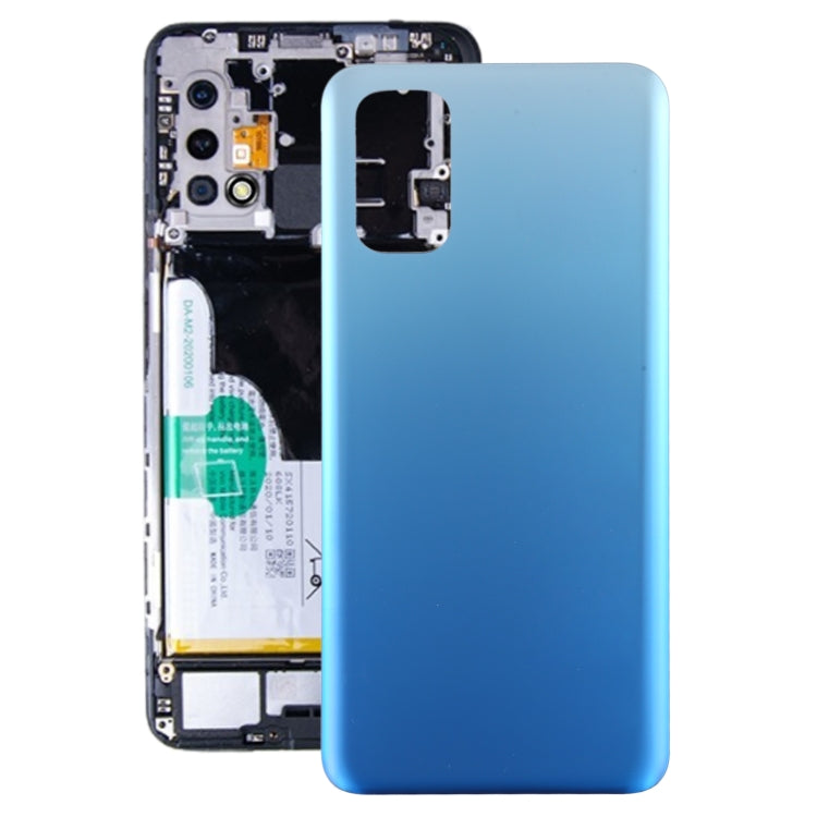 For OPPO Realme Q2 Battery Back Cover (Blue) - Back Cover by PMC Jewellery | Online Shopping South Africa | PMC Jewellery | Buy Now Pay Later Mobicred