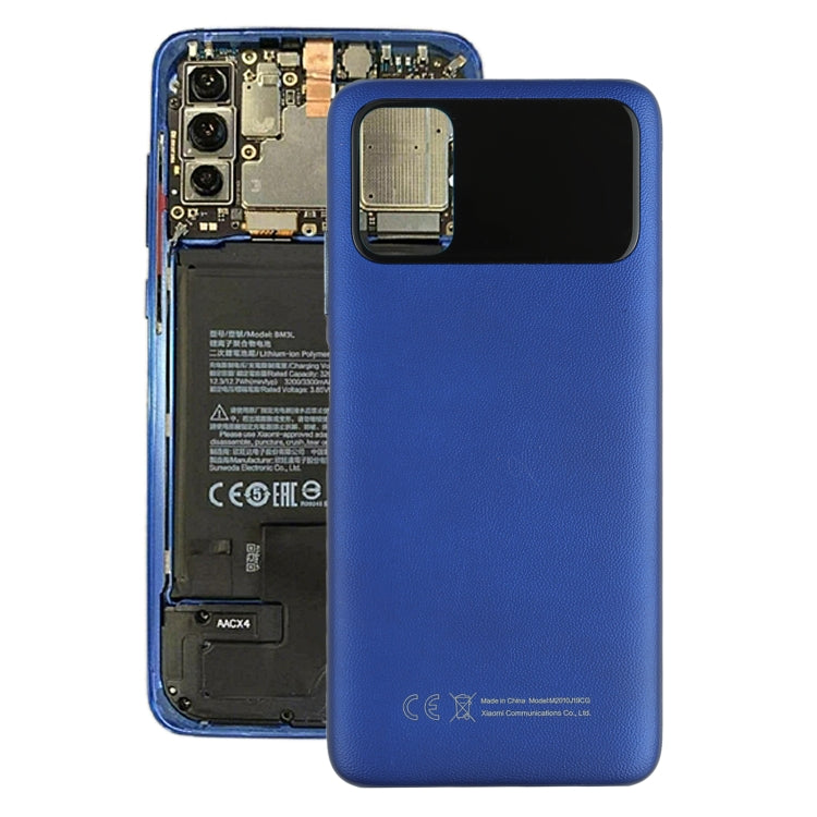 Original Battery Back Cover for Xiaomi Poco M3 M2010J19CG(Blue) - Back Cover by PMC TechLife | Online Shopping South Africa | PMC TechLife | Buy Now Pay Later Mobicred