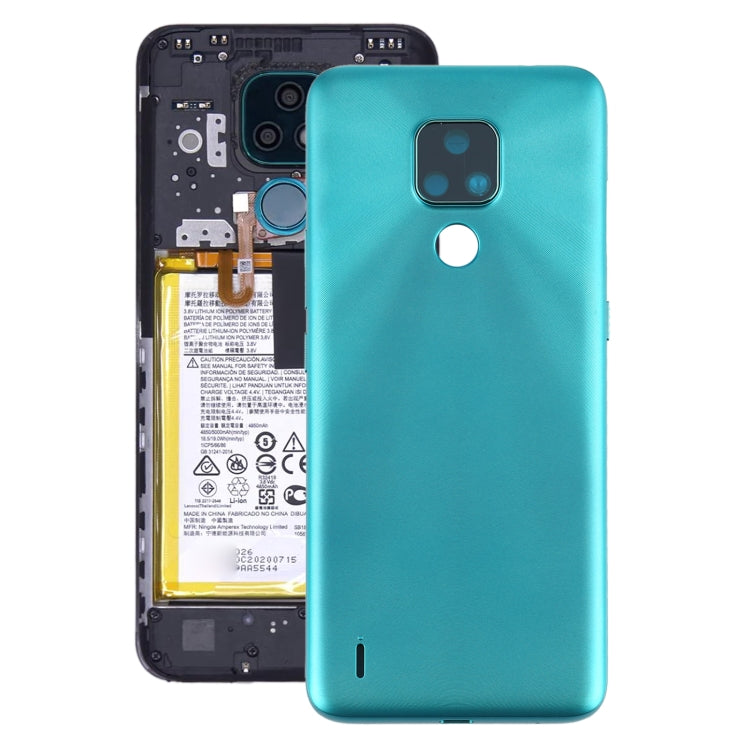 Original Battery Back Cover for Motorola Moto E7 (Green) - Back Cover by PMC Jewellery | Online Shopping South Africa | PMC Jewellery | Buy Now Pay Later Mobicred