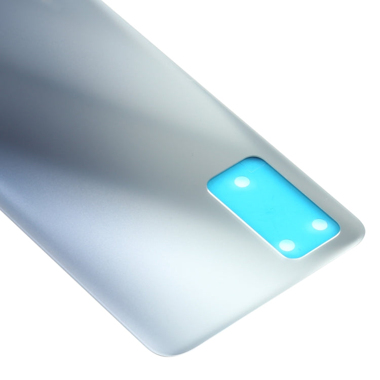 For OPPO Realme V15 / Realme X7 (India) RMX3029 Battery Back Cover (Silver) - Back Cover by PMC TechLife | Online Shopping South Africa | PMC TechLife | Buy Now Pay Later Mobicred